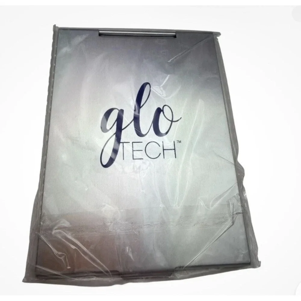 Glo‎ Tech 3 Piece Set Cosmetic Bag Duo Compact Mirror Travel Organizer Navy Blue